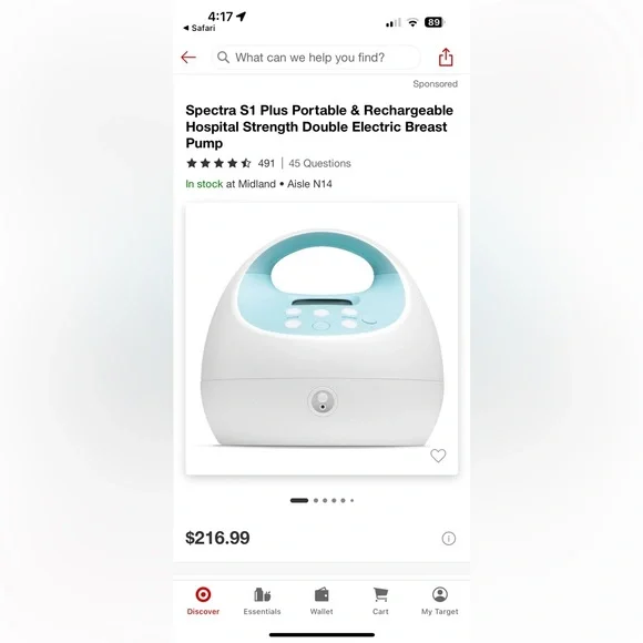 Spectra S1 Electric Breast Pump + 2 additional kits + sterilized sealed bags - Picture 8 of 9